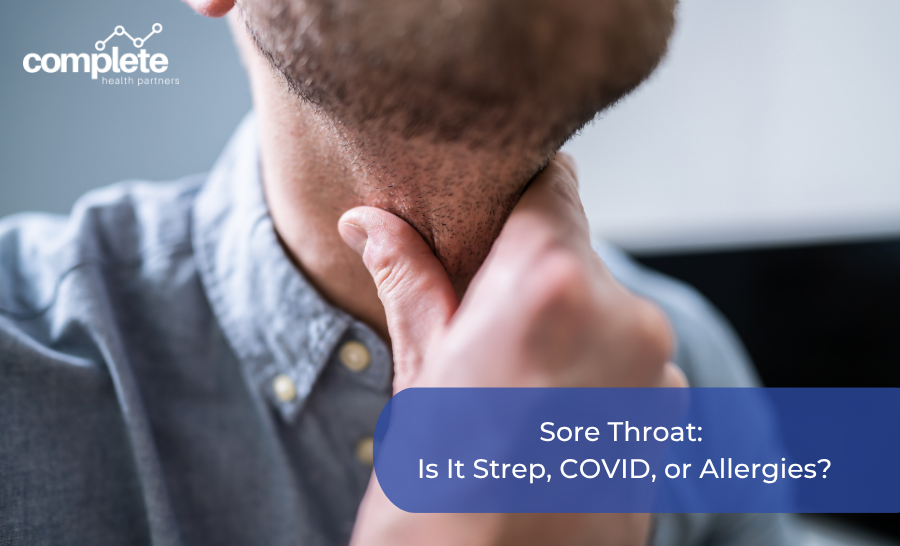 Walk in clinic for sore throat near me